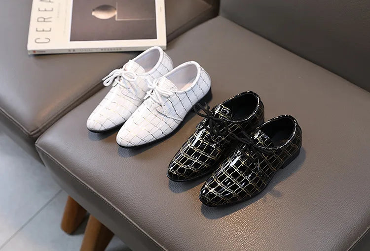 Boy's formal Leather Pointed Toe Shoes