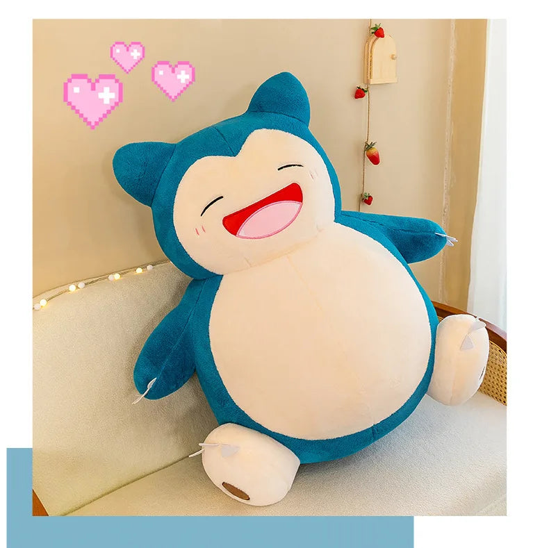 Pokemon Cartoon Snorlax 35cm Plush Toy Anime Movie Pocket Monster New Rare Soft Stuffed Animal Doll For Xmas Gift