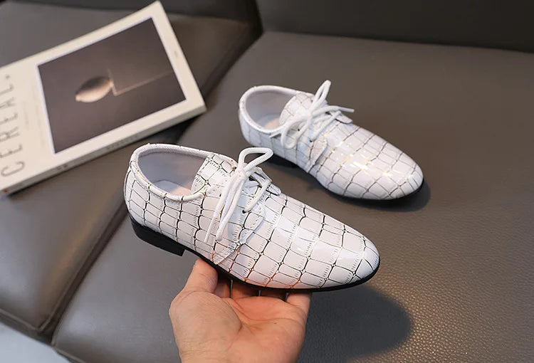 Boy's formal Leather Pointed Toe Shoes