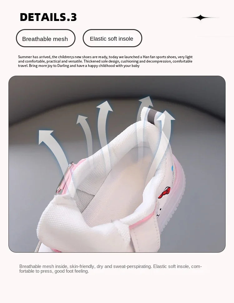 Hello Kitty LED Kids Shoes for Girls