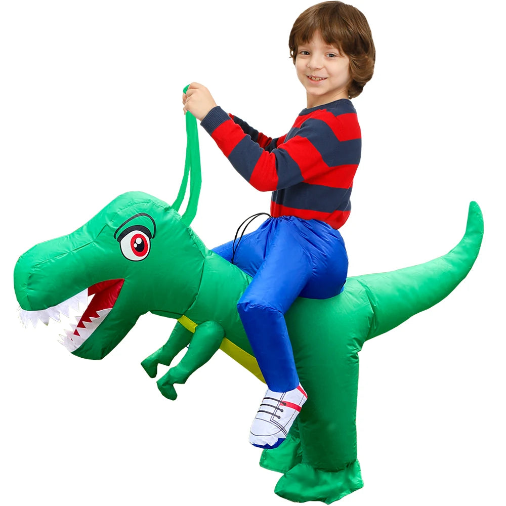Child Kids Mascot Dinosaur Inflatable Costumes Unicorn Rooster Anime Dress Suits Purim Halloween Christmas Party Cosplay Costume