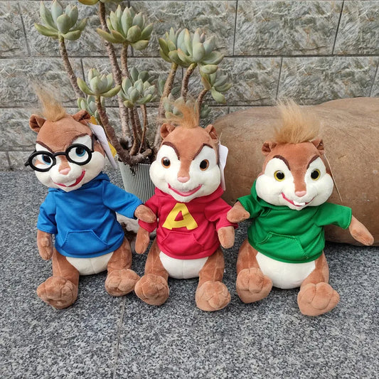 Disney Movie Cartoon Alvin and the Chipmunks Mouse Stuffed Animals Plush Doll 18/24cm