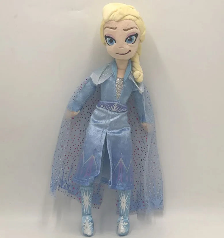 Disney Movie Frozen Plush Doll Elsa Anna Princess 40CM, 50CM Stuffed Plushie Kids Pillow Birthday Toy