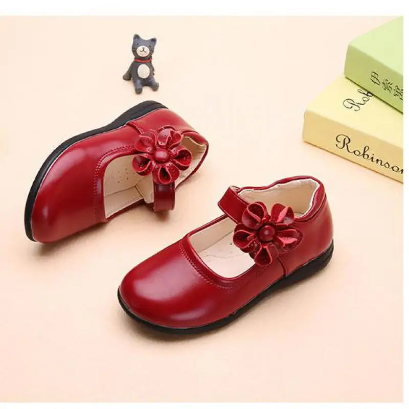 Girls Leather School Shoes