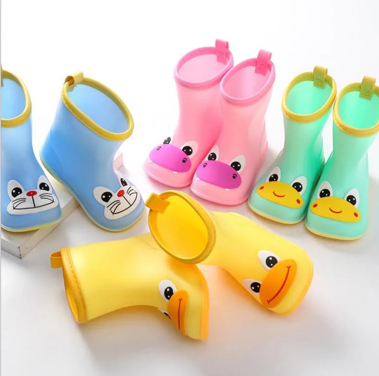 Children's  PVC Rubber  Cartoon Themed Rain boots