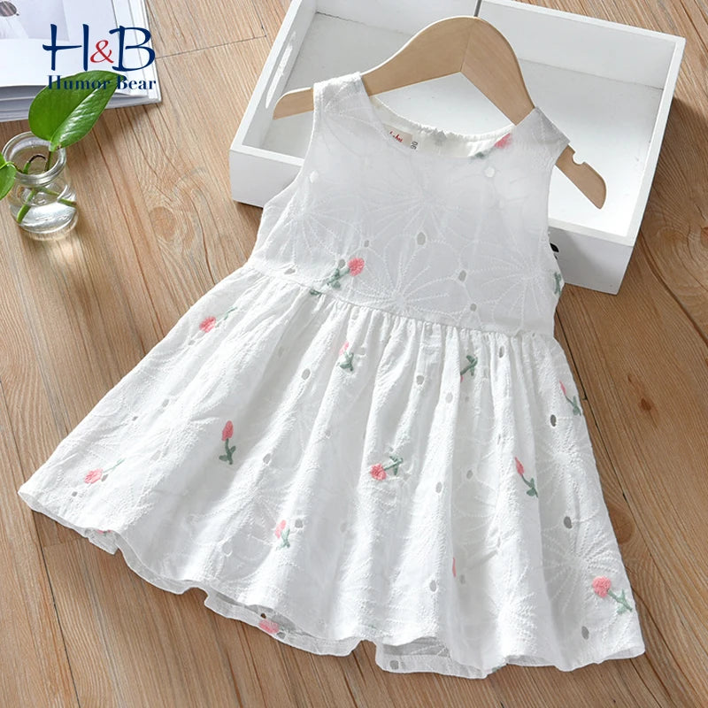 Girls Sleeveless Summer Dress