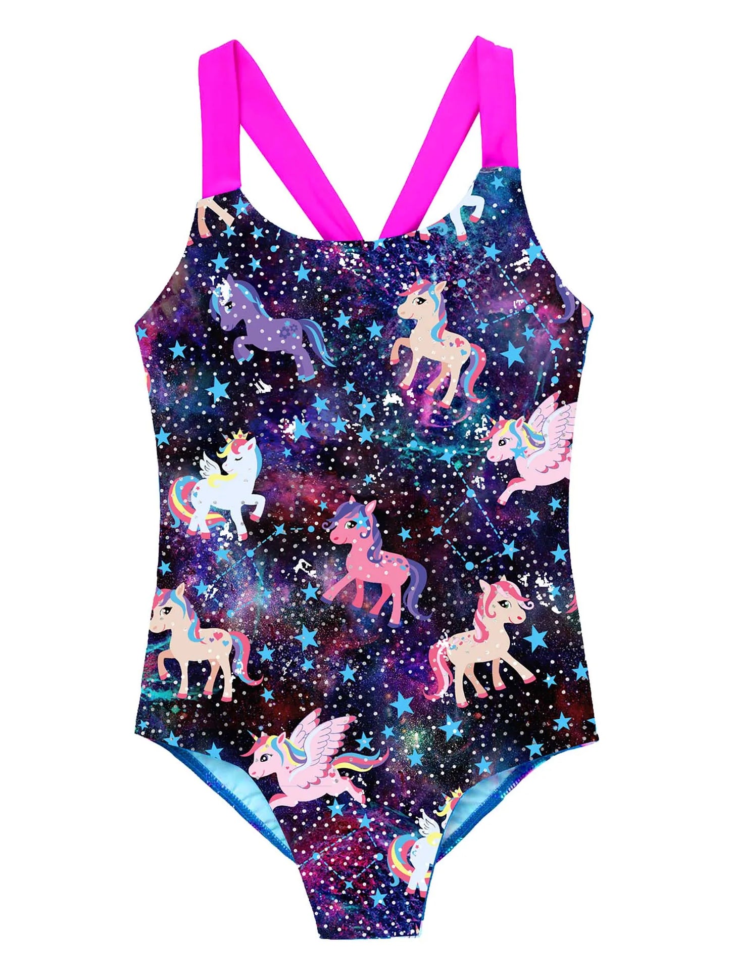 One-Piece Pattern Printing Swimsuit