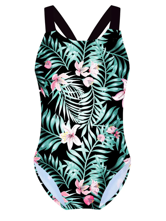 One-Piece Pattern Printing Swimsuit