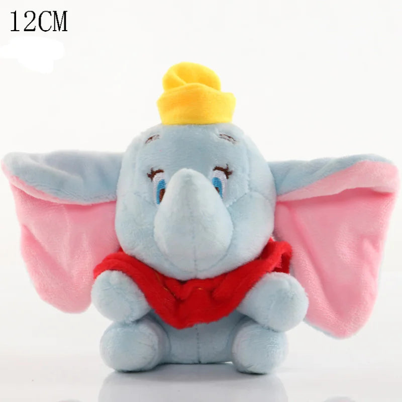 Disney Movie Dumbo 12-22cm  Elephant Plush Toys Dolls Cute Elephant Stuffed Keychain Pendant Animals Toys for Children Xmas Gift