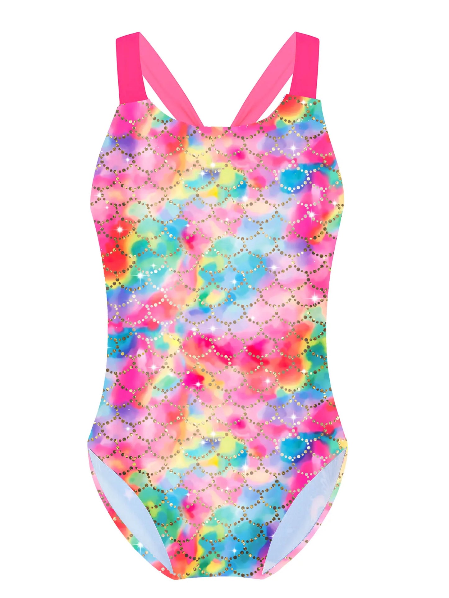 One-Piece Pattern Printing Swimsuit