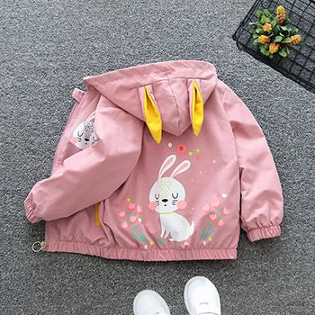 Girl's Cute Rabbit Jacket