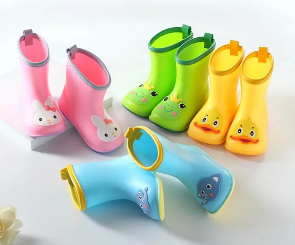 Children's  PVC Rubber  Cartoon Themed Rain boots