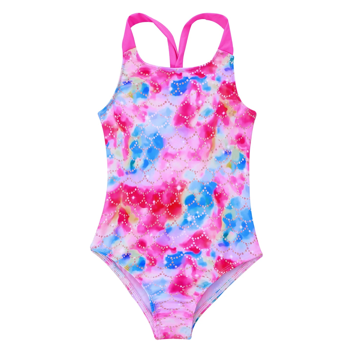 One-Piece Pattern Printing Swimsuit