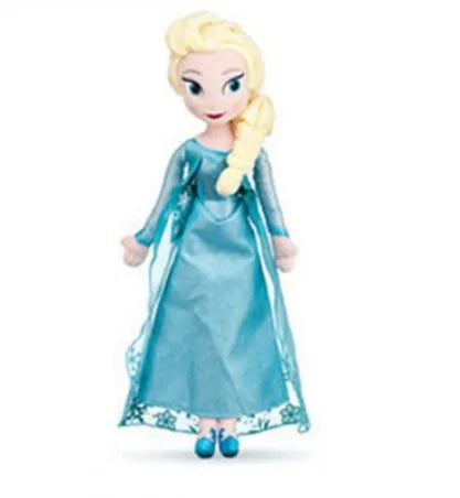 Disney Movie Frozen Plush Doll Elsa Anna Princess 40CM, 50CM Stuffed Plushie Kids Pillow Birthday Toy