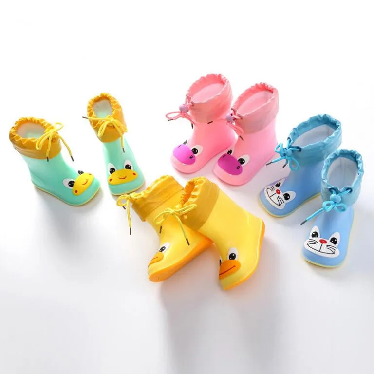 Children's  PVC Rubber  Cartoon Themed Rain boots