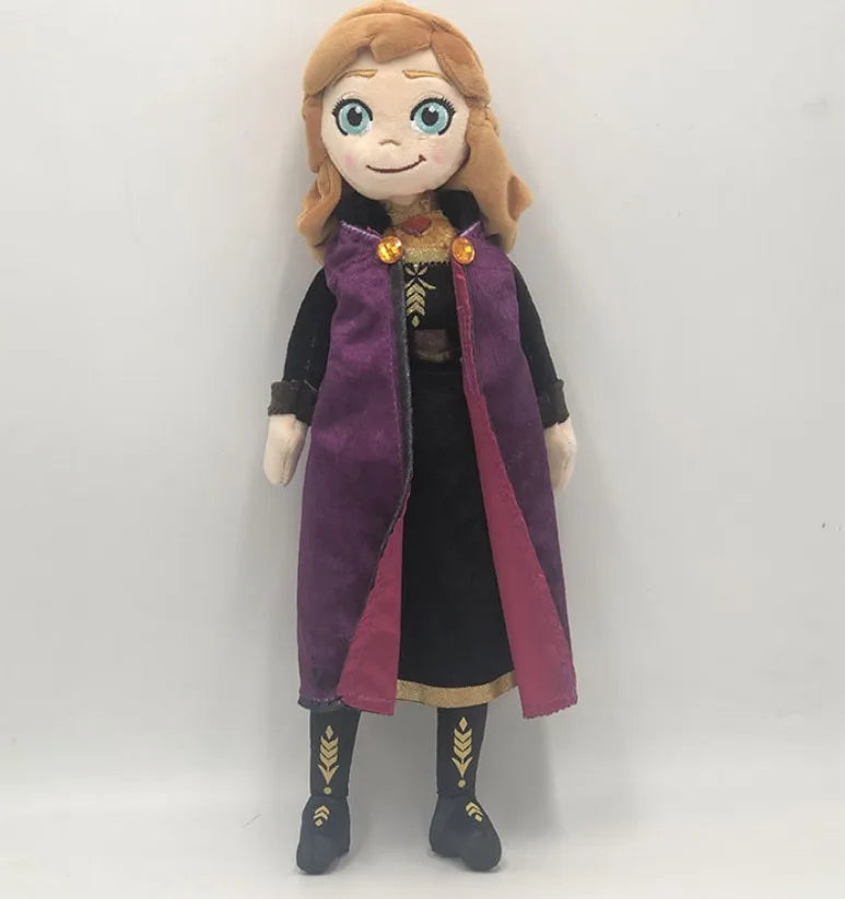 Disney Movie Frozen Plush Doll Elsa Anna Princess 40CM, 50CM Stuffed Plushie Kids Pillow Birthday Toy