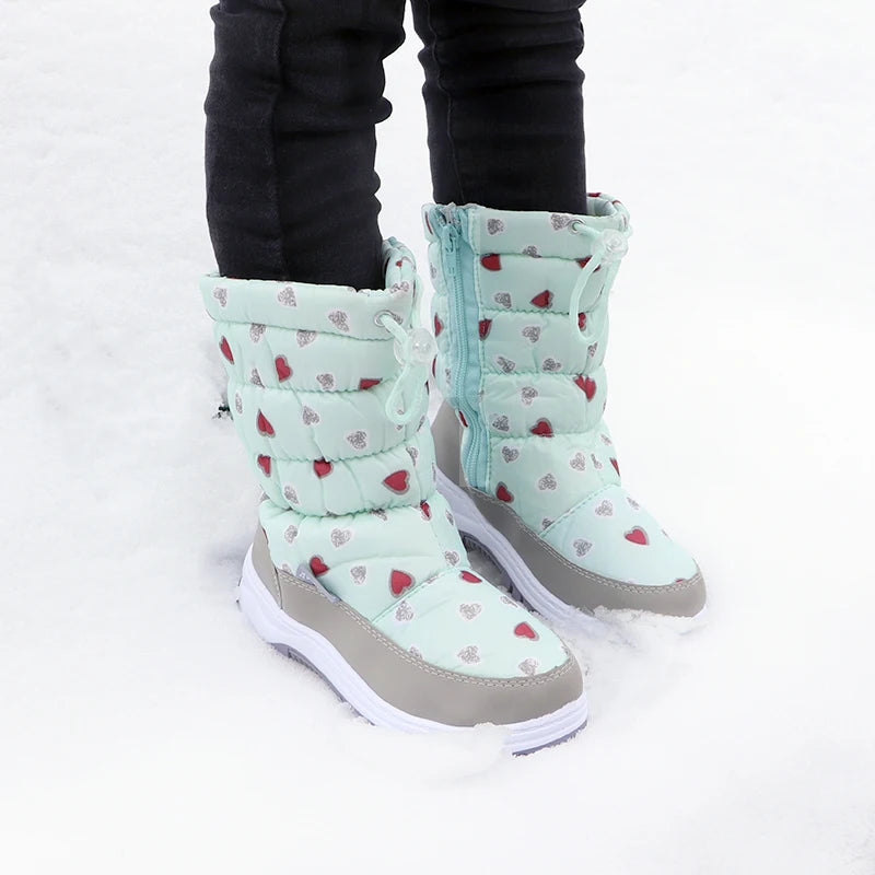 Winter Girl's Nonslip Snow Boots