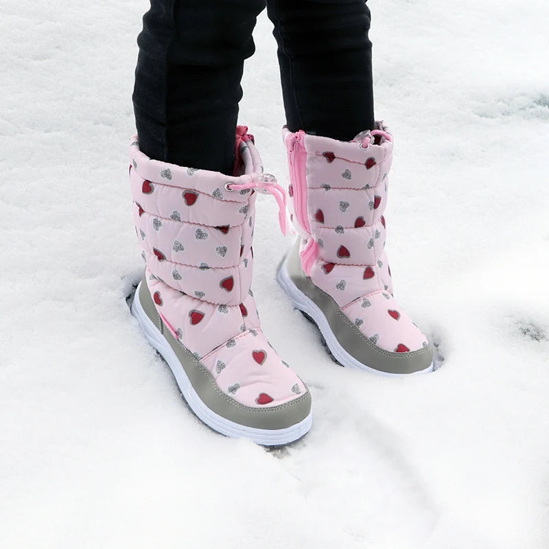 Winter Girl's Nonslip Snow Boots