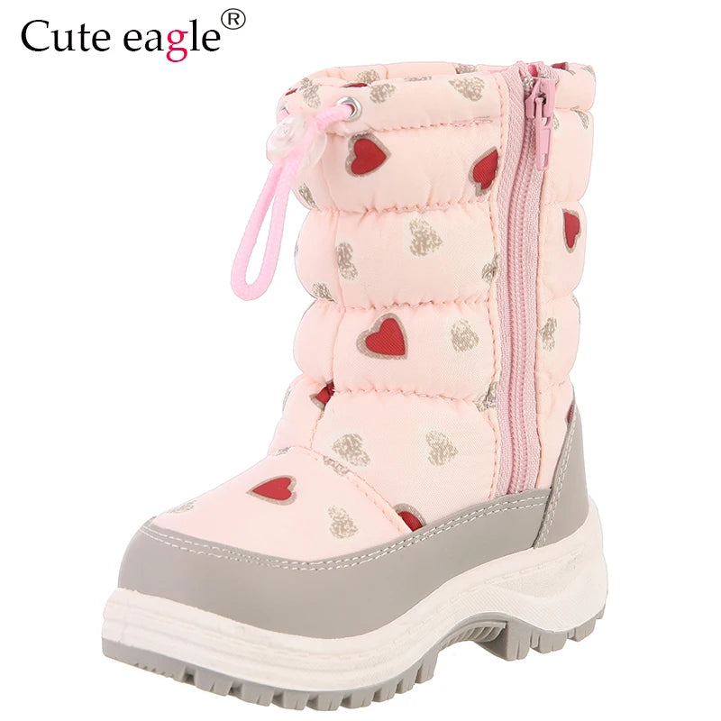 Winter Girl's Nonslip Snow Boots