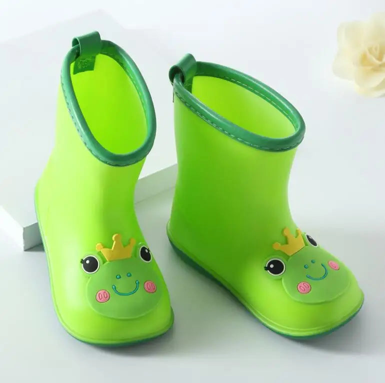 Children's  PVC Rubber  Cartoon Themed Rain boots