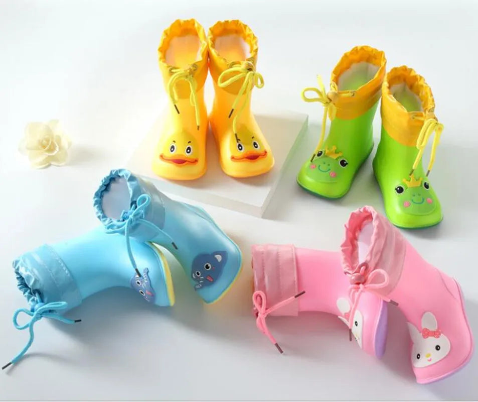 Children's  PVC Rubber  Cartoon Themed Rain boots