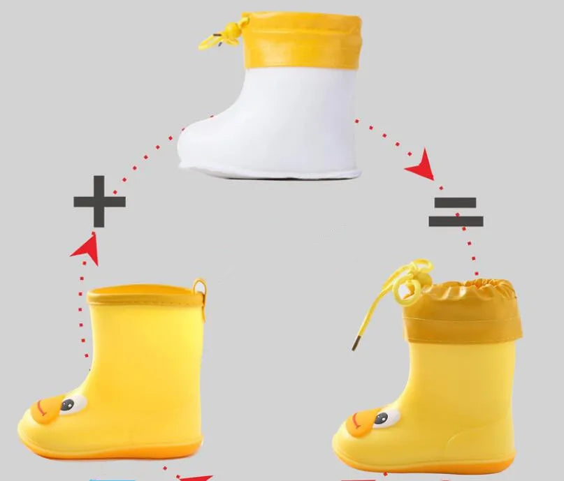 Children's  PVC Rubber  Cartoon Themed Rain boots