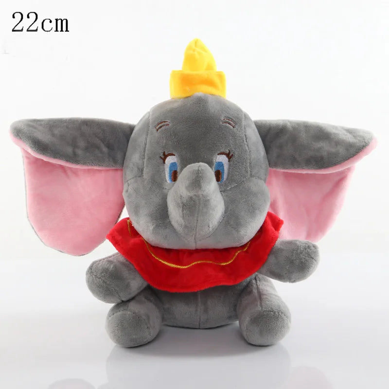 Disney Movie Dumbo 12-22cm  Elephant Plush Toys Dolls Cute Elephant Stuffed Keychain Pendant Animals Toys for Children Xmas Gift