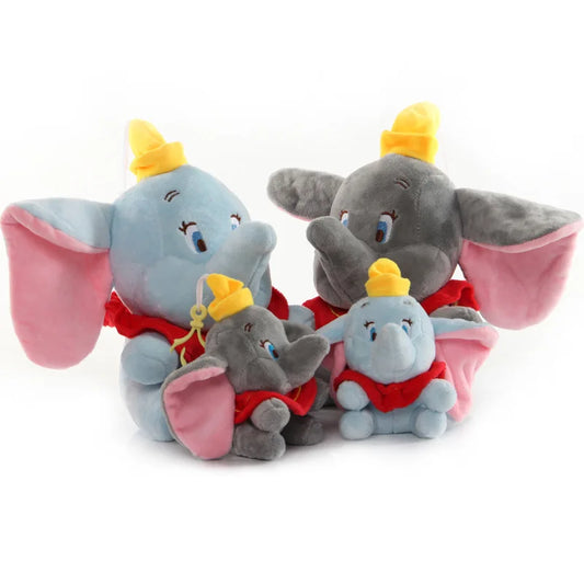 Disney Movie Dumbo 12-22cm  Elephant Plush Toys Dolls Cute Elephant Stuffed Keychain Pendant Animals Toys for Children Xmas Gift