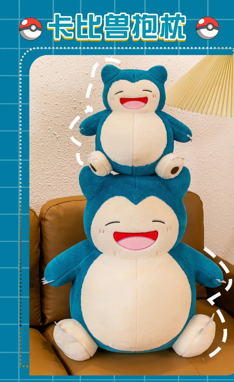 Pokemon Cartoon Snorlax 35cm Plush Toy Anime Movie Pocket Monster New Rare Soft Stuffed Animal Doll For Xmas Gift