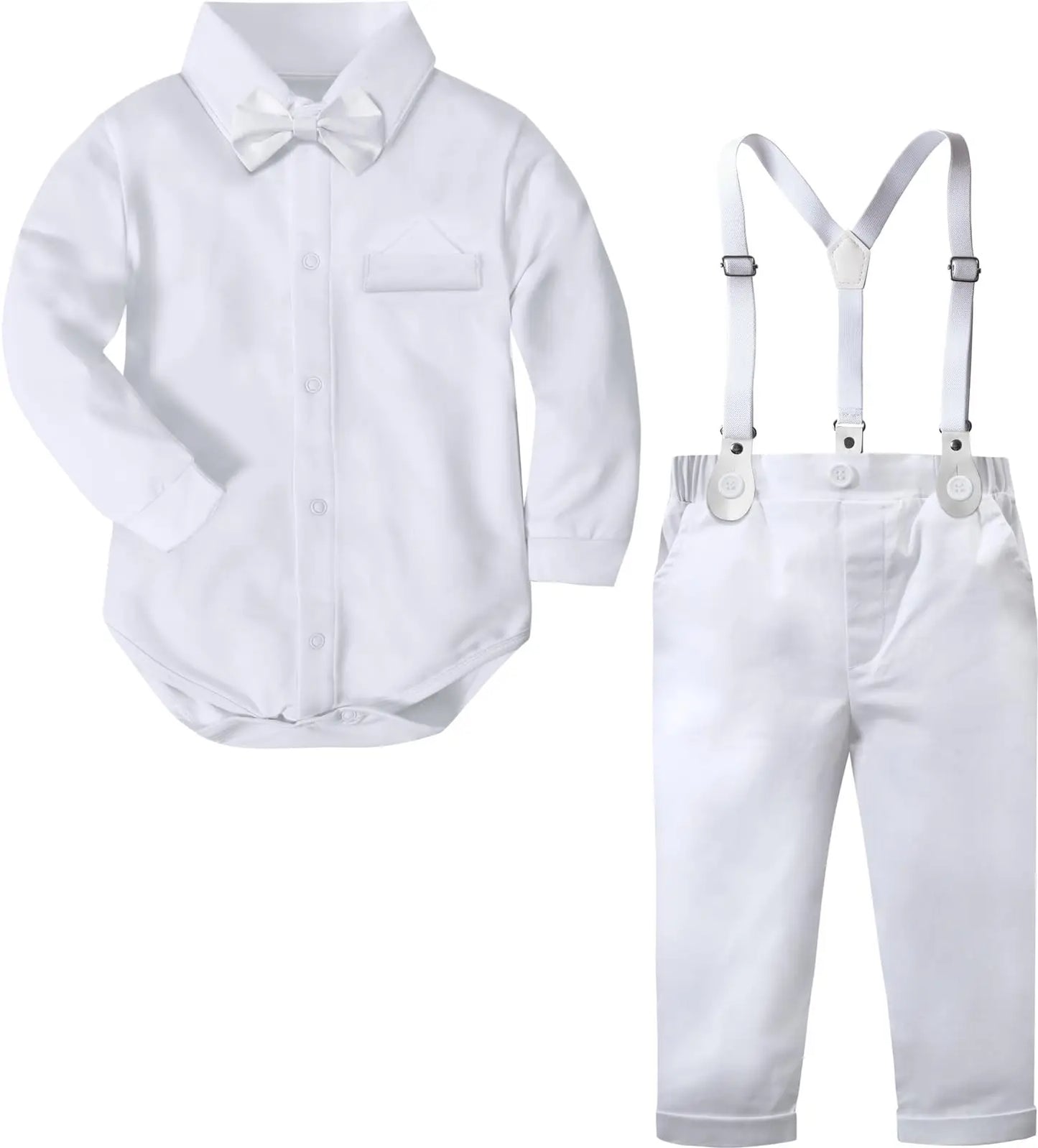 Baby Boy's Suspenders Outfit