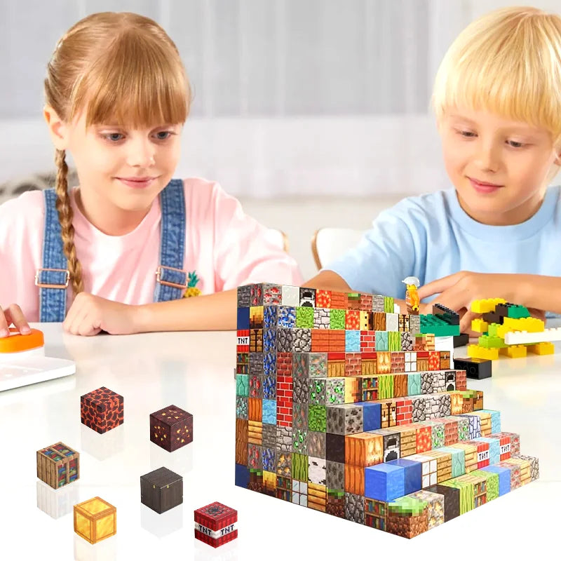 Magnetic Block Sensory Game for Youngsters