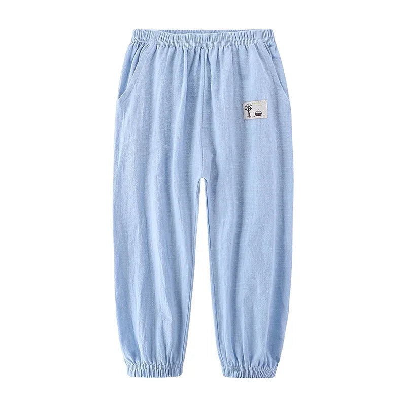 Children's Cotton Linen Trousers