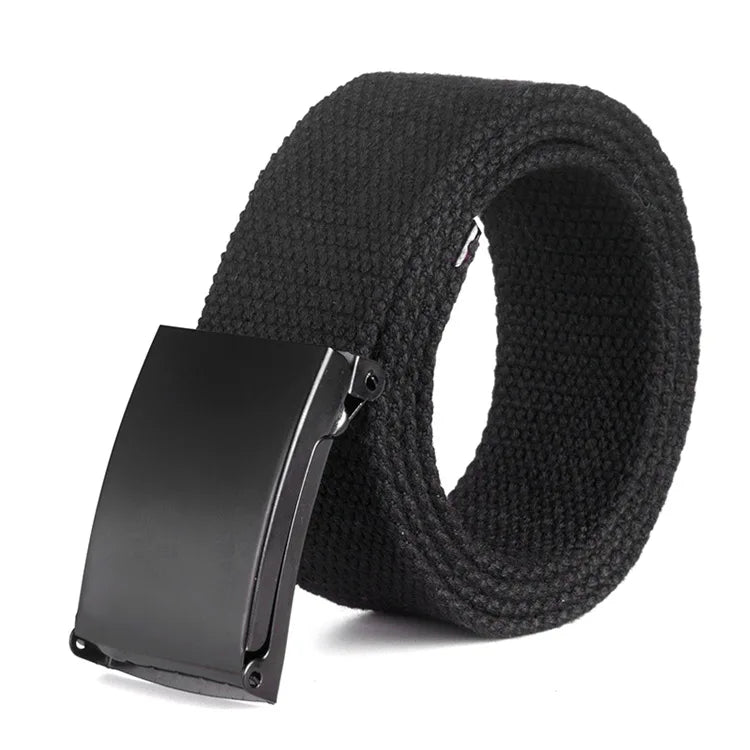 Metal Buckle Canvas Belt