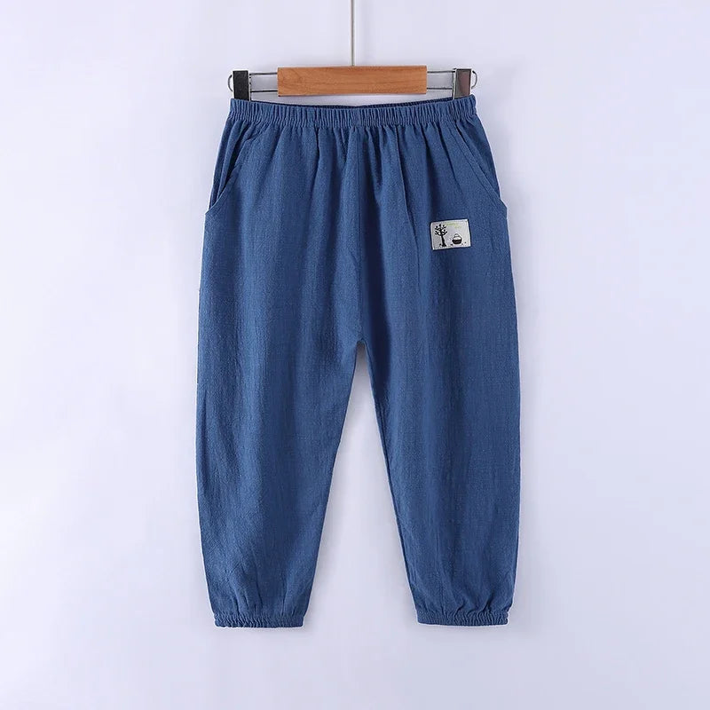 Children's Cotton Linen Trousers