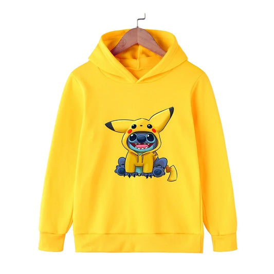 Lilo And Stitch Cartoon Hoodie For Children