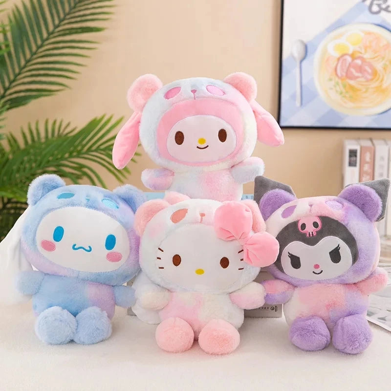Anime Kuromid Toys Sanrio 25Cm Kawaii Mymelody Cinnamorol Plush Soft Stuffed Animals Doll Plushie Pillow Xmas Gift Decor