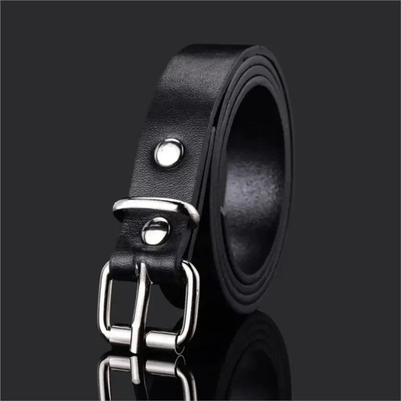 Children's PU Leather Metal Buckle Belts