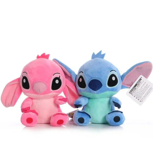 Disney Movie Lilo & Stitch Plush Doll Souvenir 20-25cm Cute Stitch Anime Figure Stuffed Toys Soft Pillow Children Gifts