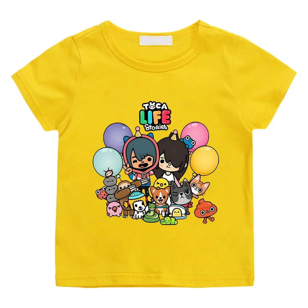 Cartoon Graphic Printed Comfy T-shirt