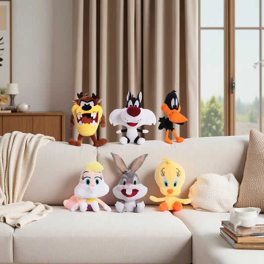 Looney Tunes Bugs Bunny Toy Action Figures Tweety Bird Lola Bunny Anime Cartoon Movie Peripheral Doll Kids Collectible Toys Gift