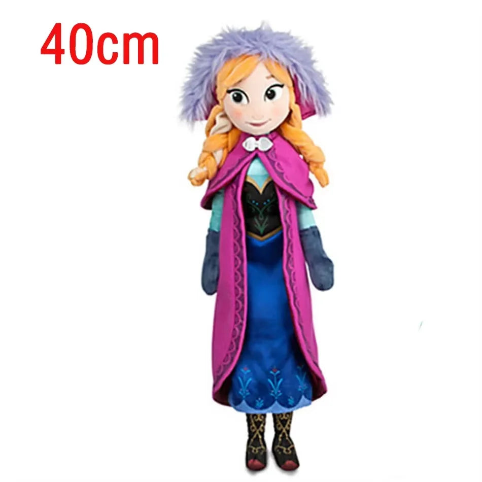 Disney movie Frozen Elsa And Anna 30-50CM Plush Stuffed Dolls From The Animated Movie  Frozen  Are Suitable As Birthday Or Christmas Gifts For Girls