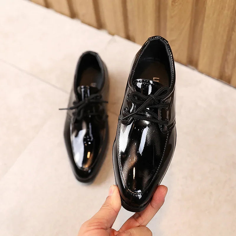 Pointed Toe Leather Shoes