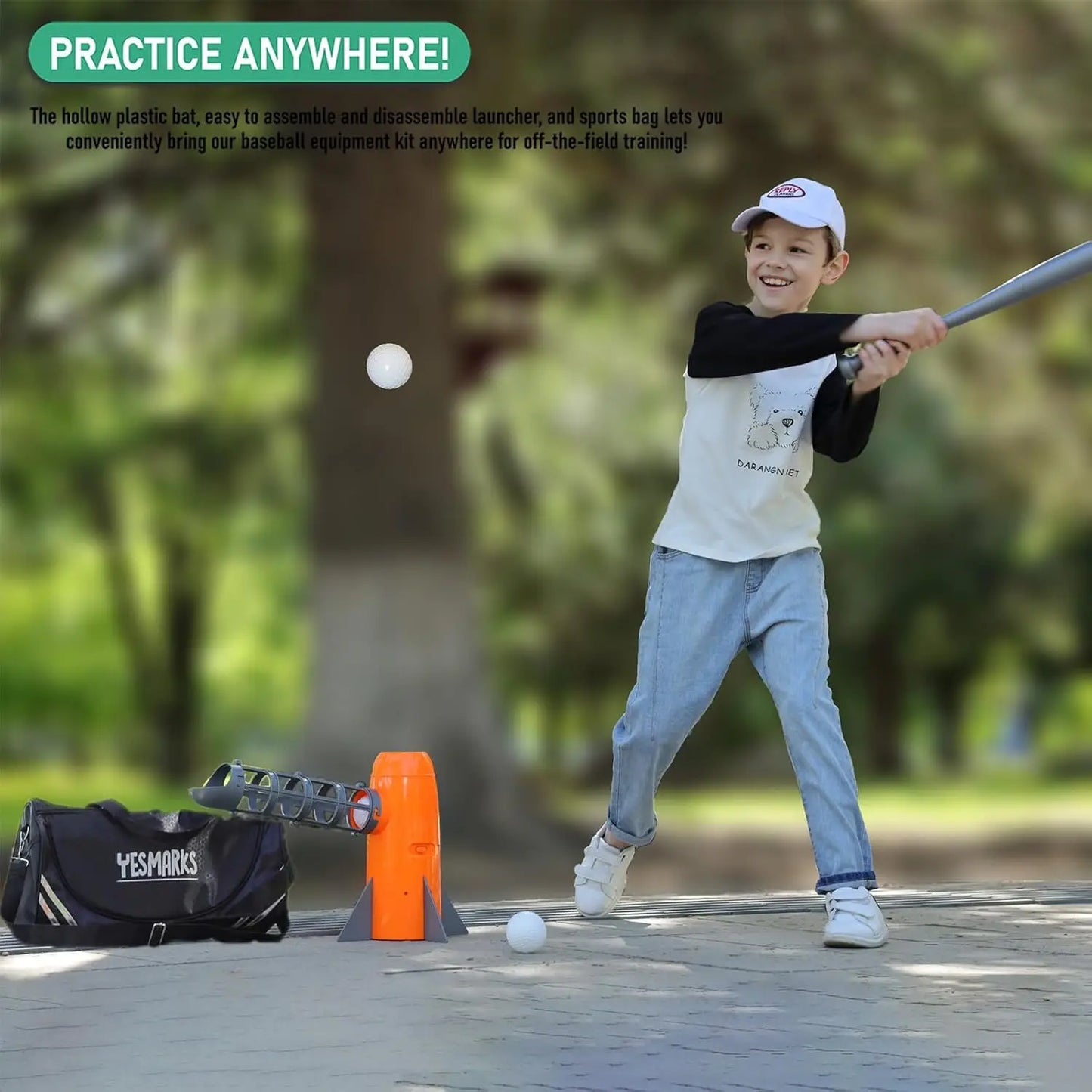 Kid's Auto Baseball Pitching Machine