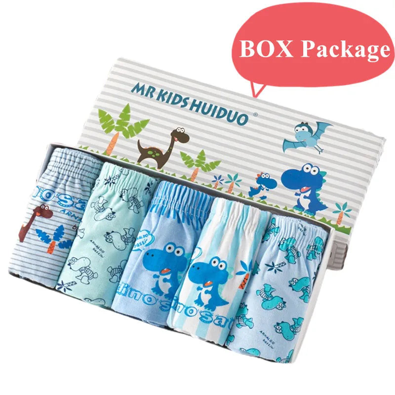 Exquisite Box Package Boy's Soft Breathable Underwear