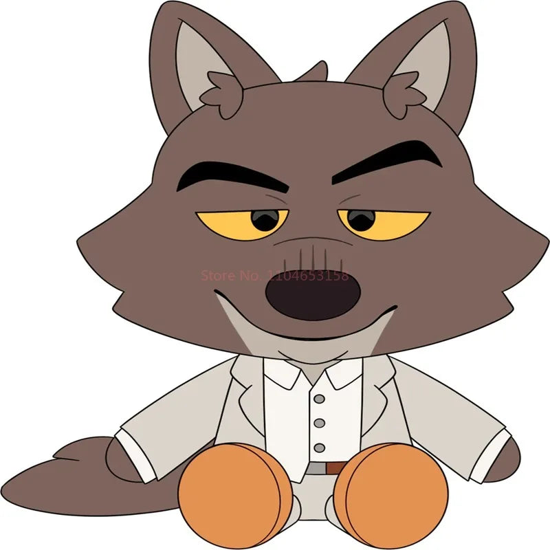 Bad Guys 2  MOVIE Plush Toys Wolf Diane Fox Anime Cartoon Doll Stuffed Animal Peluche Toy For Kids Birthday Gift