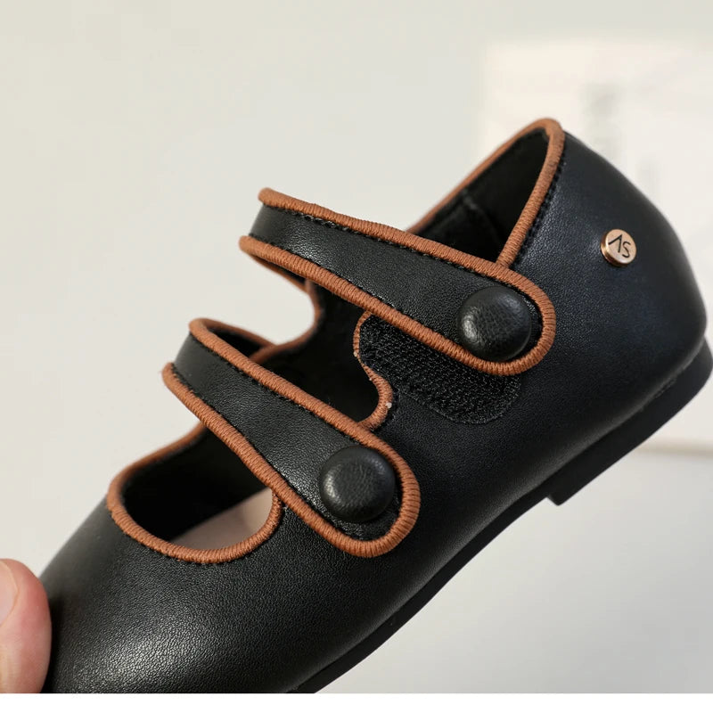 Girls Leather Dress Shoes