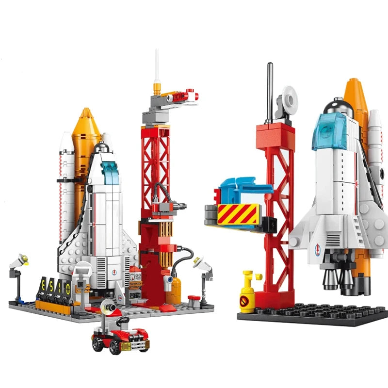 Rocket Launching Model Building Blocks