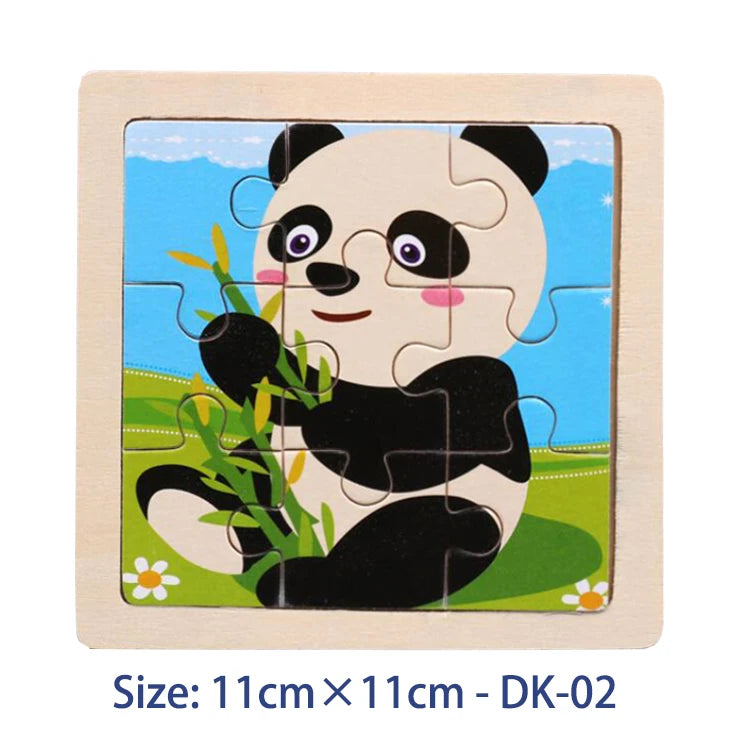 Montessori Educational Wooden Jigsaw Puzzles