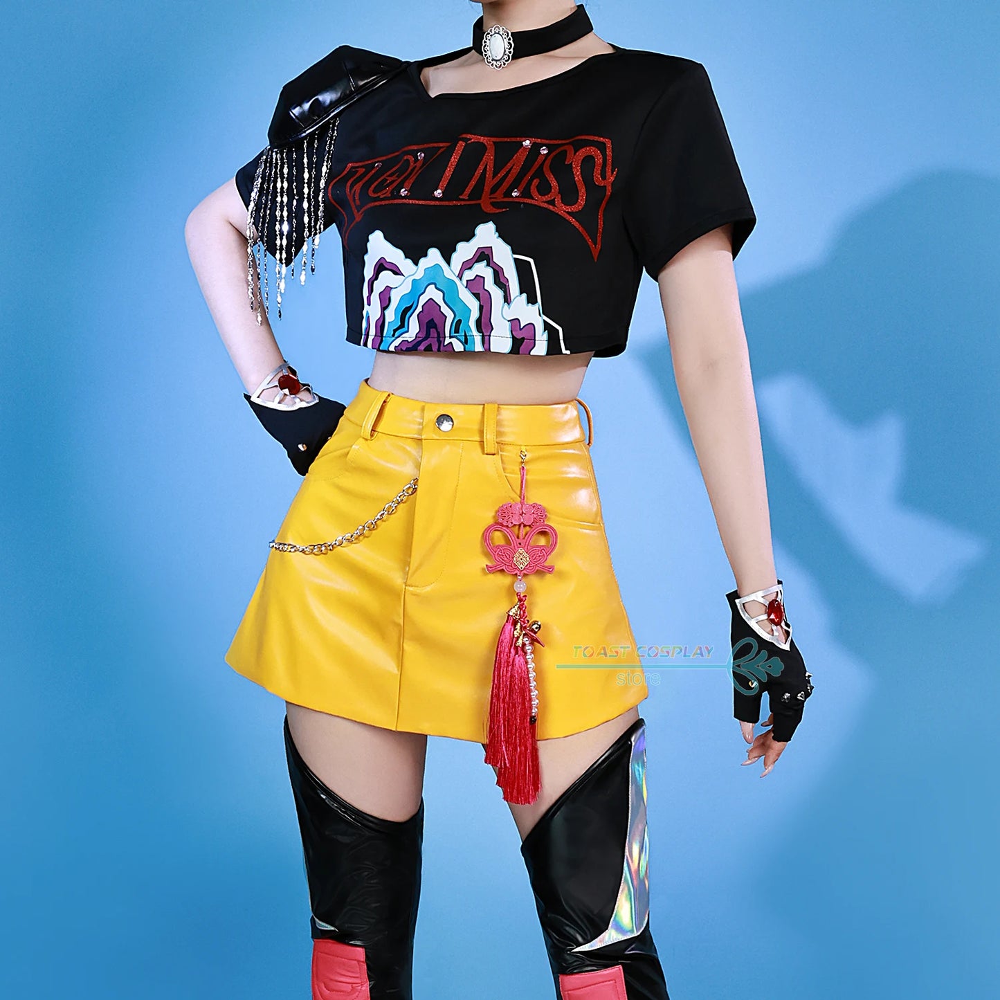Anime Movie HUNTR/X KPOP Demon Hunters Zoey Rumi Mira Cosplay Costume Halloween Carnival Party Role Play Uniform Prop