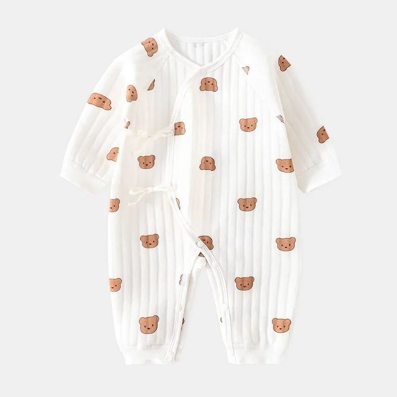 Newborn Soft Cartoon Bear Romper